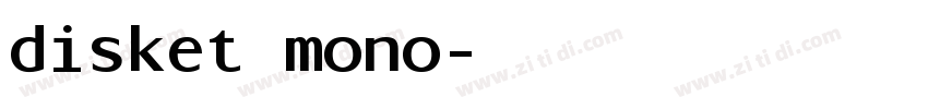 disket mono字体转换